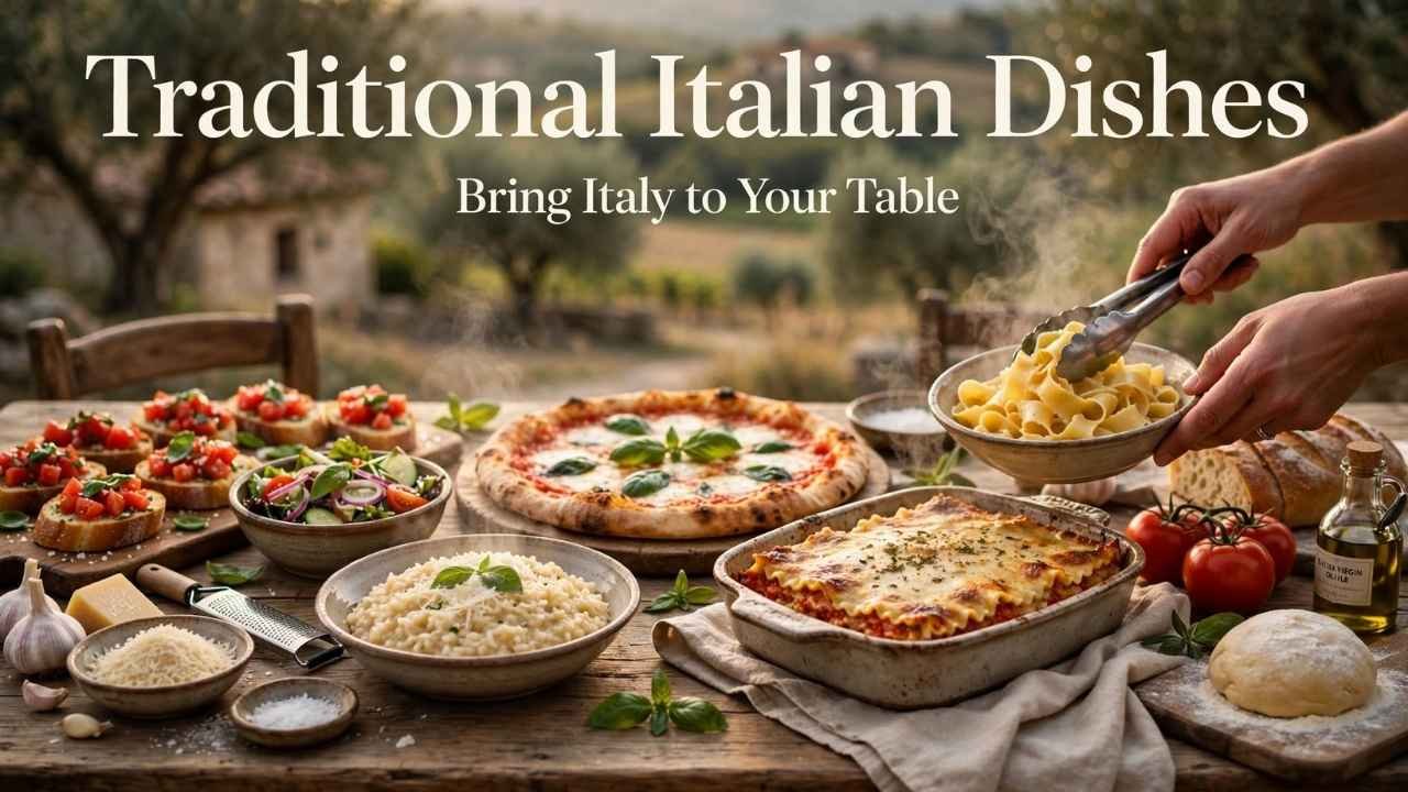 traditional Italian dishes are much more than pizza and pasta.