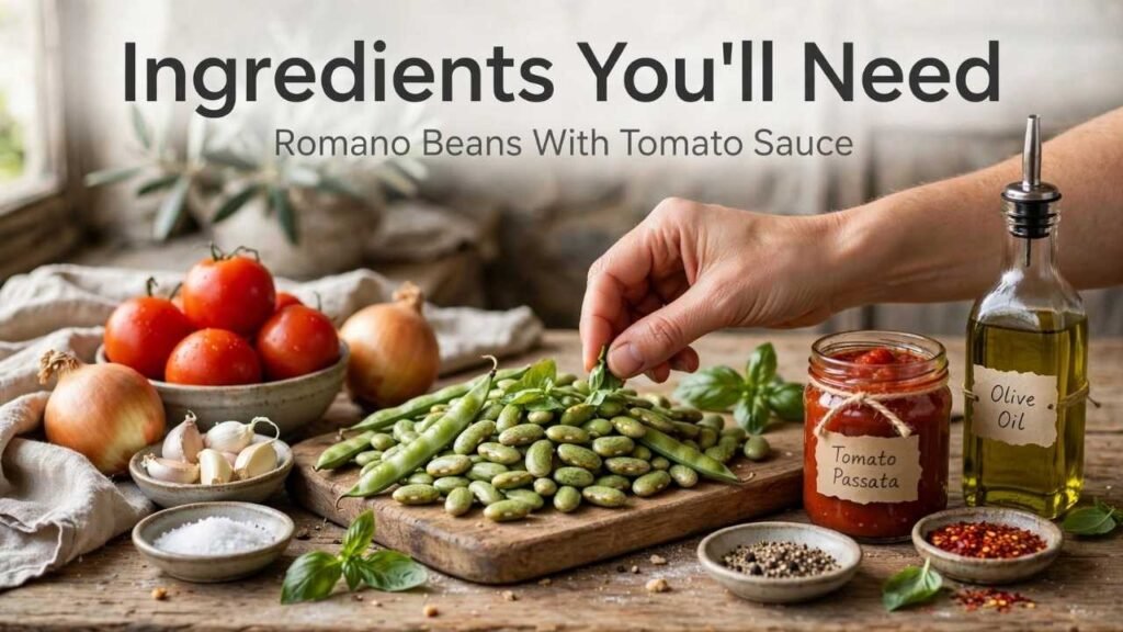 Ingredients You’ll Need for Romano Beans Recipe
