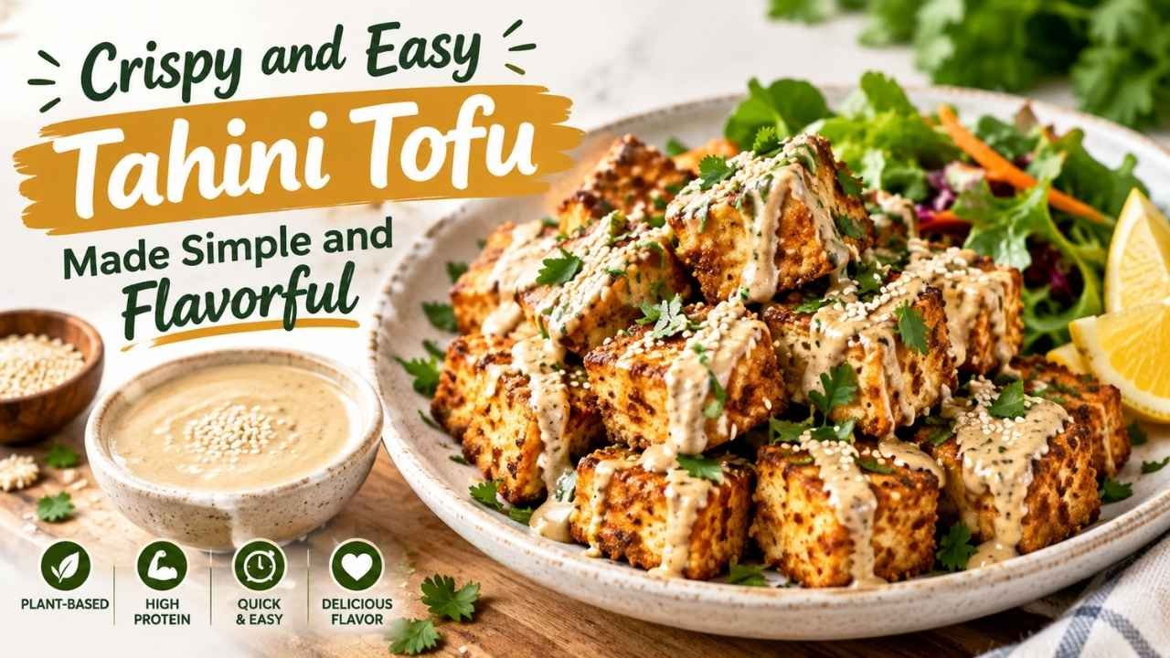 If you love crispy tofu with a creamy, flavorful sauce, this crispy and easy tahini tofu is a simple recipe to try.