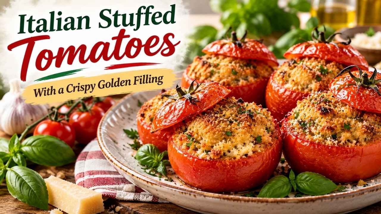 If you love simple Italian food, these Italian stuffed tomatoes are an easy and flavorful dish to try.