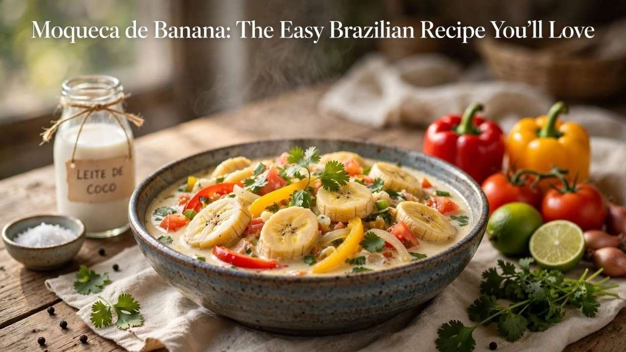 Moqueca De Banana is a comforting Brazilian dish that turns simple banana-da-terra (plantains) into a rich, flavorful meal.