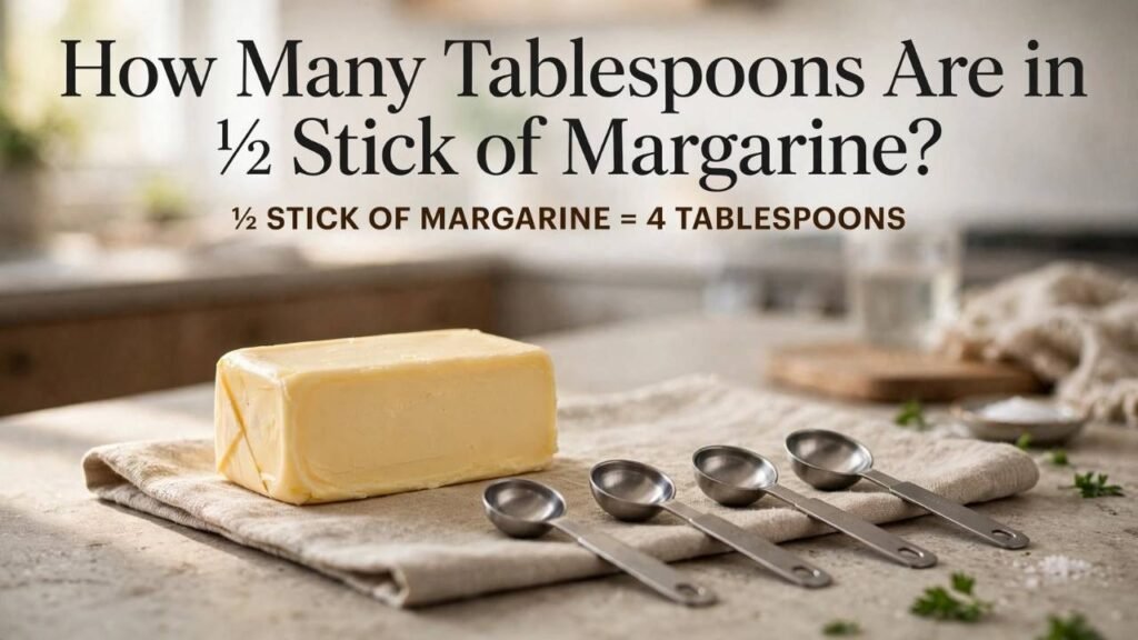 How Many Tablespoons Are in ½ Stick of Margarine?