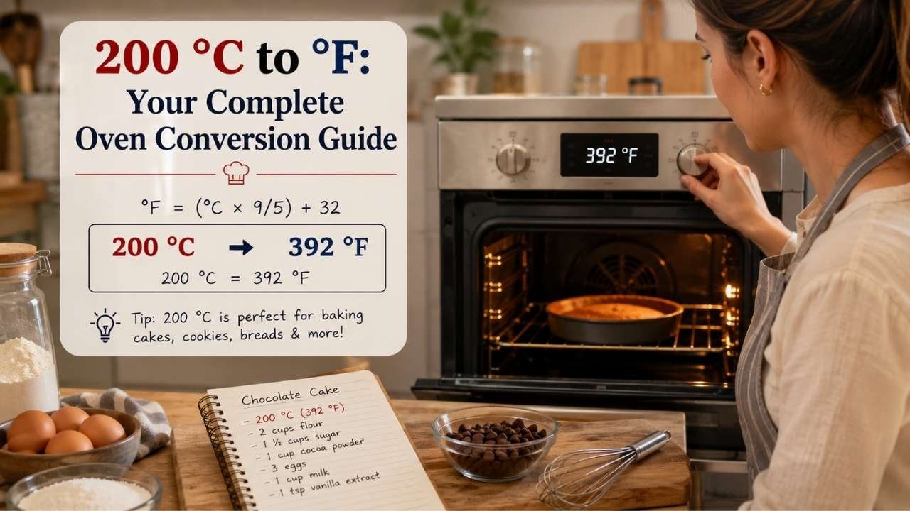 Trying to convert 200°C to °F? You are not alone.