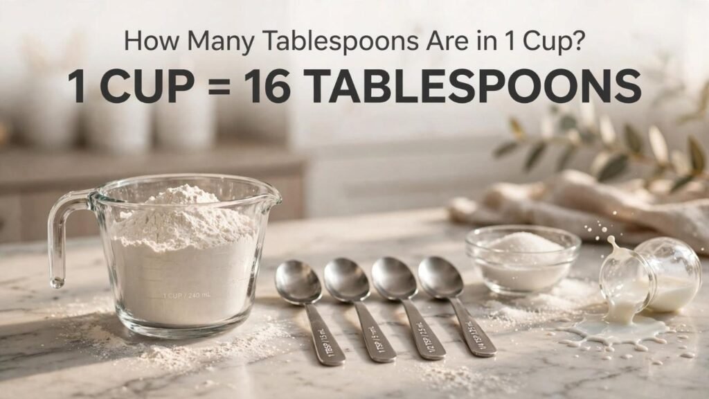 How Many Tablespoons Are in 1 Cup?