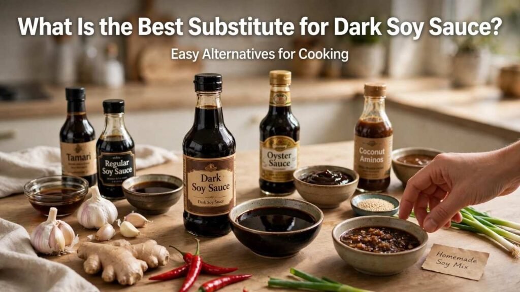 What Is the Best Substitute for Dark Soy Sauce?