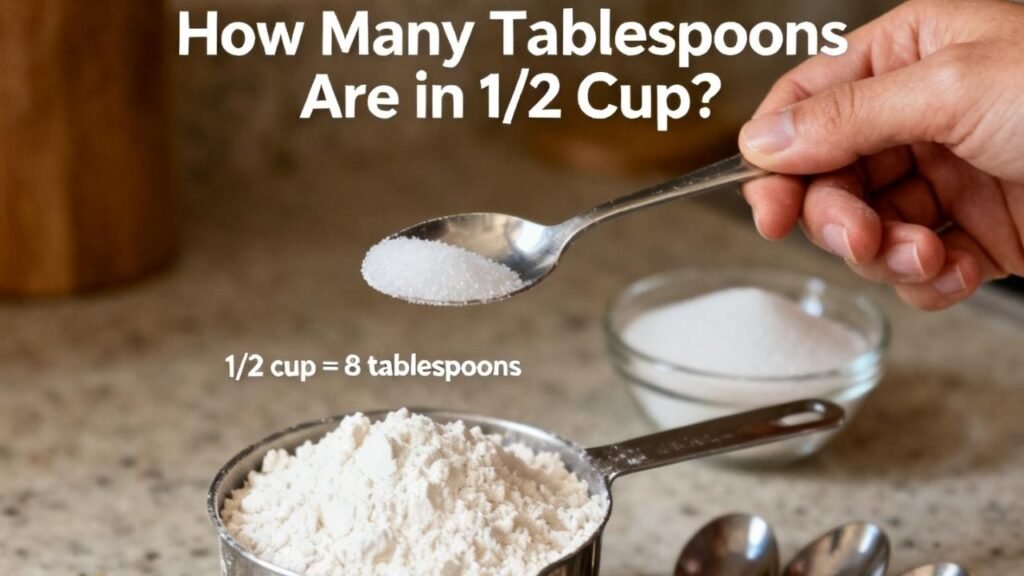 How Many Tablespoons Are in 1/2 Cup?