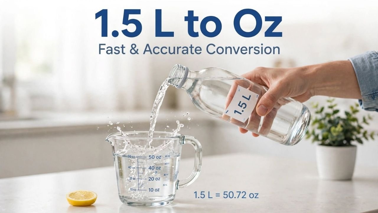 In other words, 1.5 Liters to Oz is approximately 50.72 oz when using the US measurement system.
