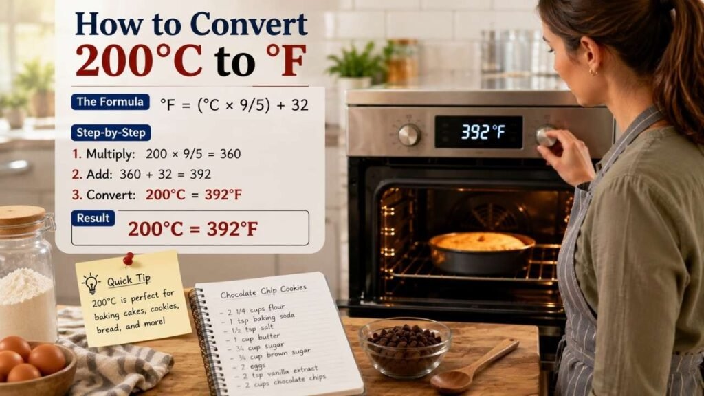 200 °C to °F