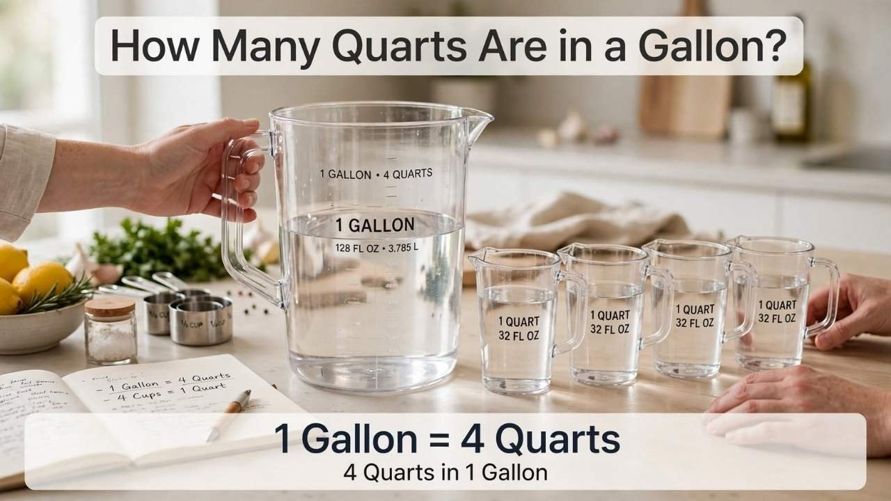 If you’re wondering how many quarts are in a gallon, the quick answer is simple: 1 US liquid gallon equals 4 quarts.