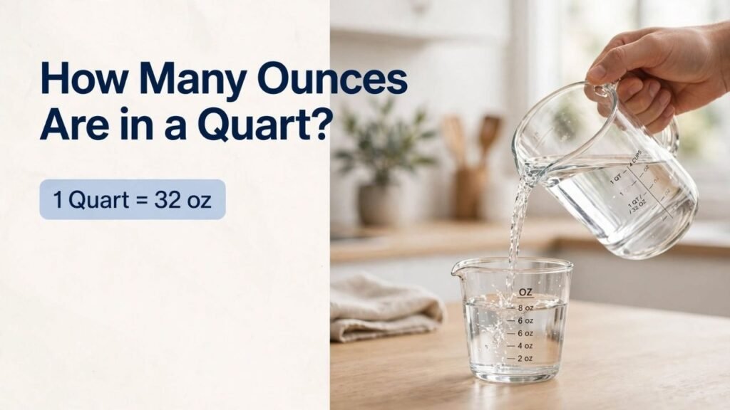 How Many Ounces Are in a Quart?