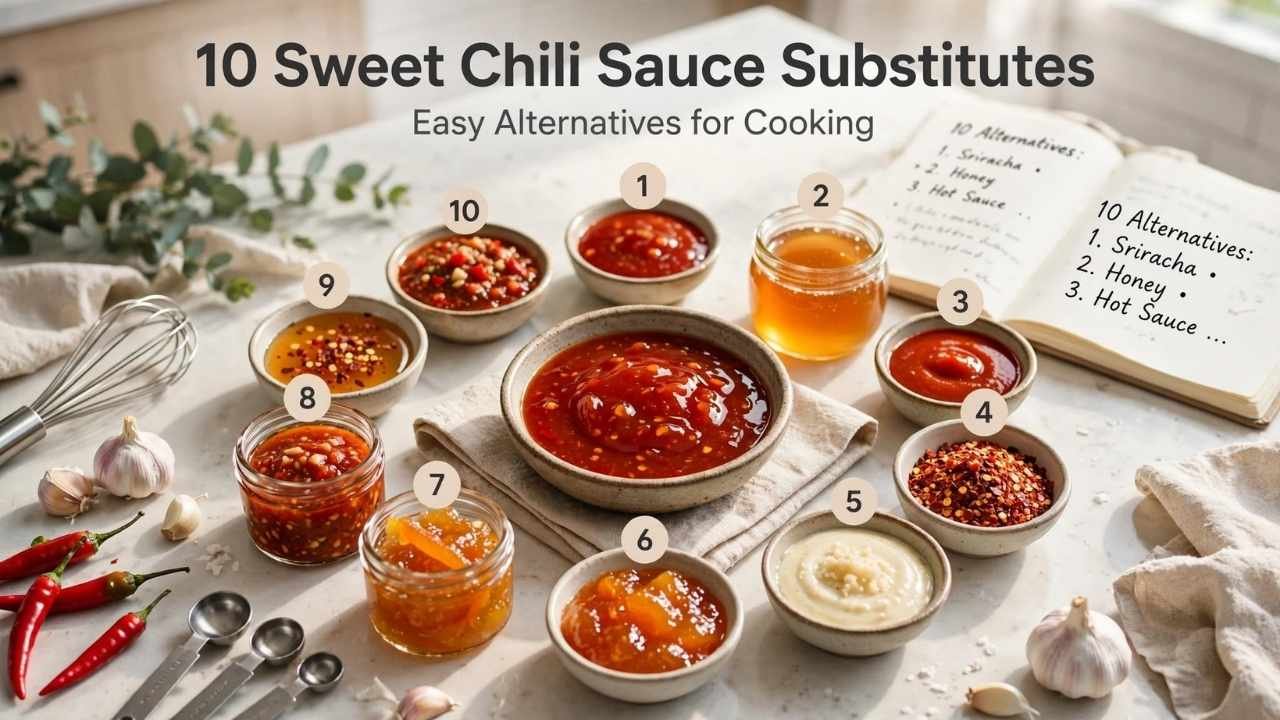The best sweet chili sauce substitutes depends on the flavor and texture you want. 