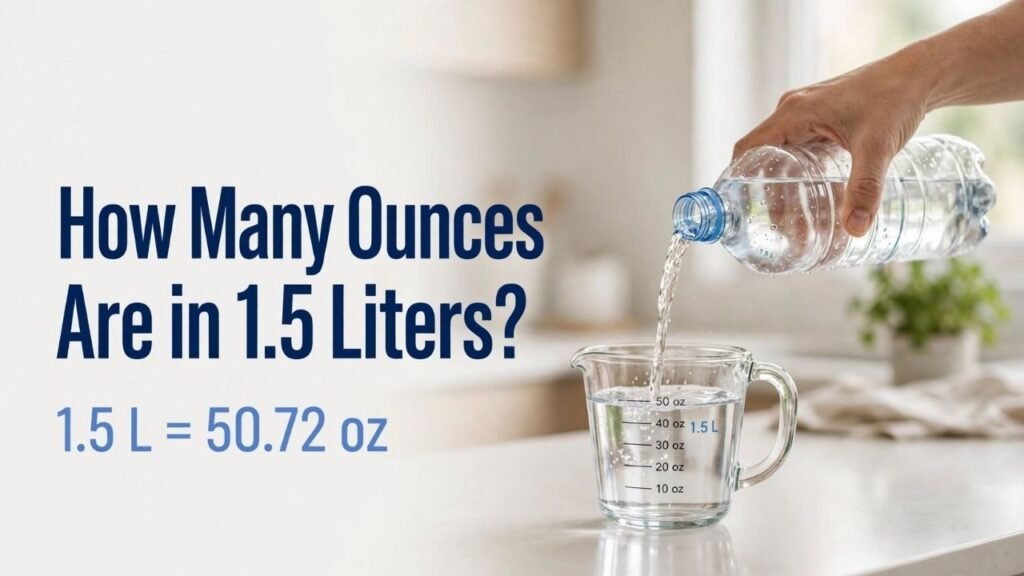 How Many Ounces Are in 1.5 Liters?