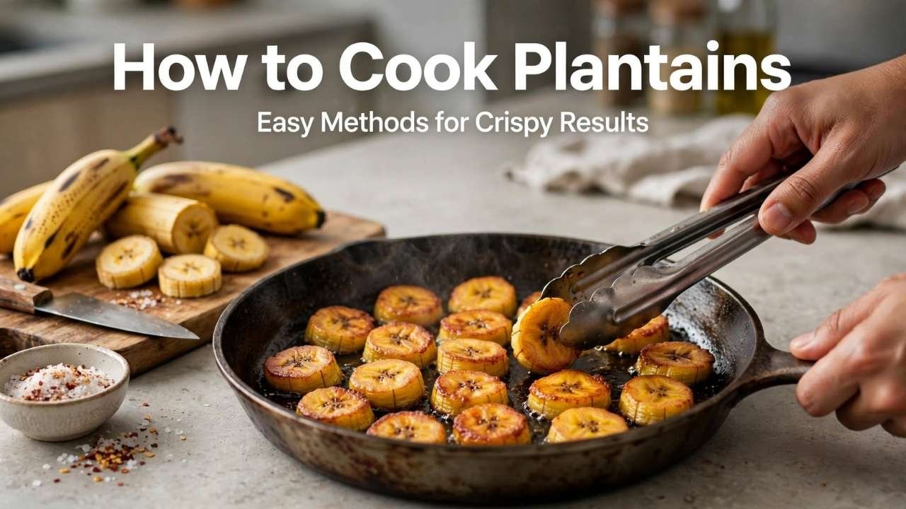 Learning how to cook plantains is easier than it may seem. Plantains look like bananas, but they are firmer, starchier, and are usually cooked before eating.