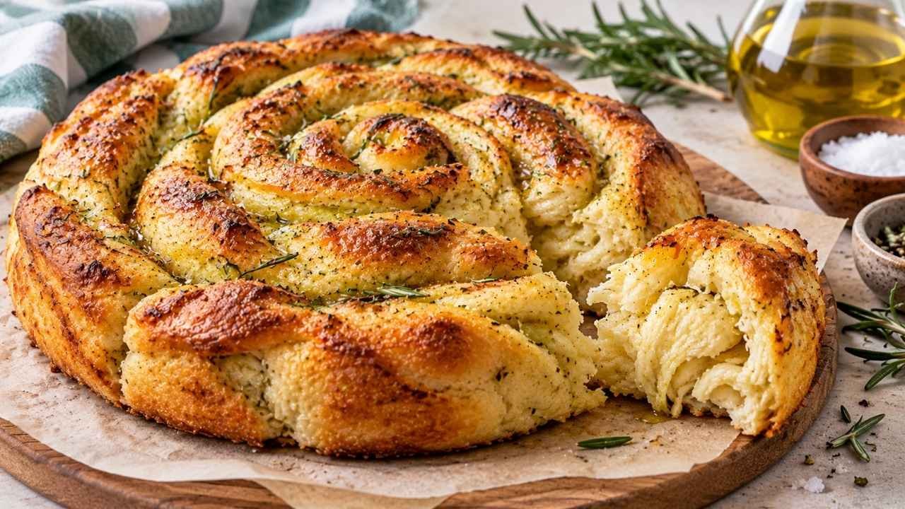 If you want an easy pizza appetizer that looks impressive without a lot of work, this pull apart pizza dough spiral is a great choice.