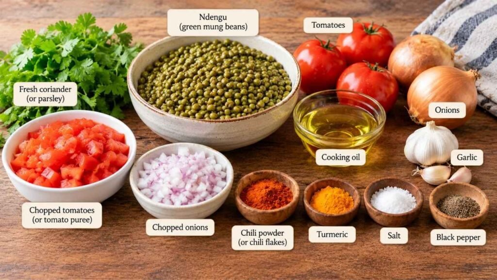 Ingredients You’ll Need for Ndengu Stew