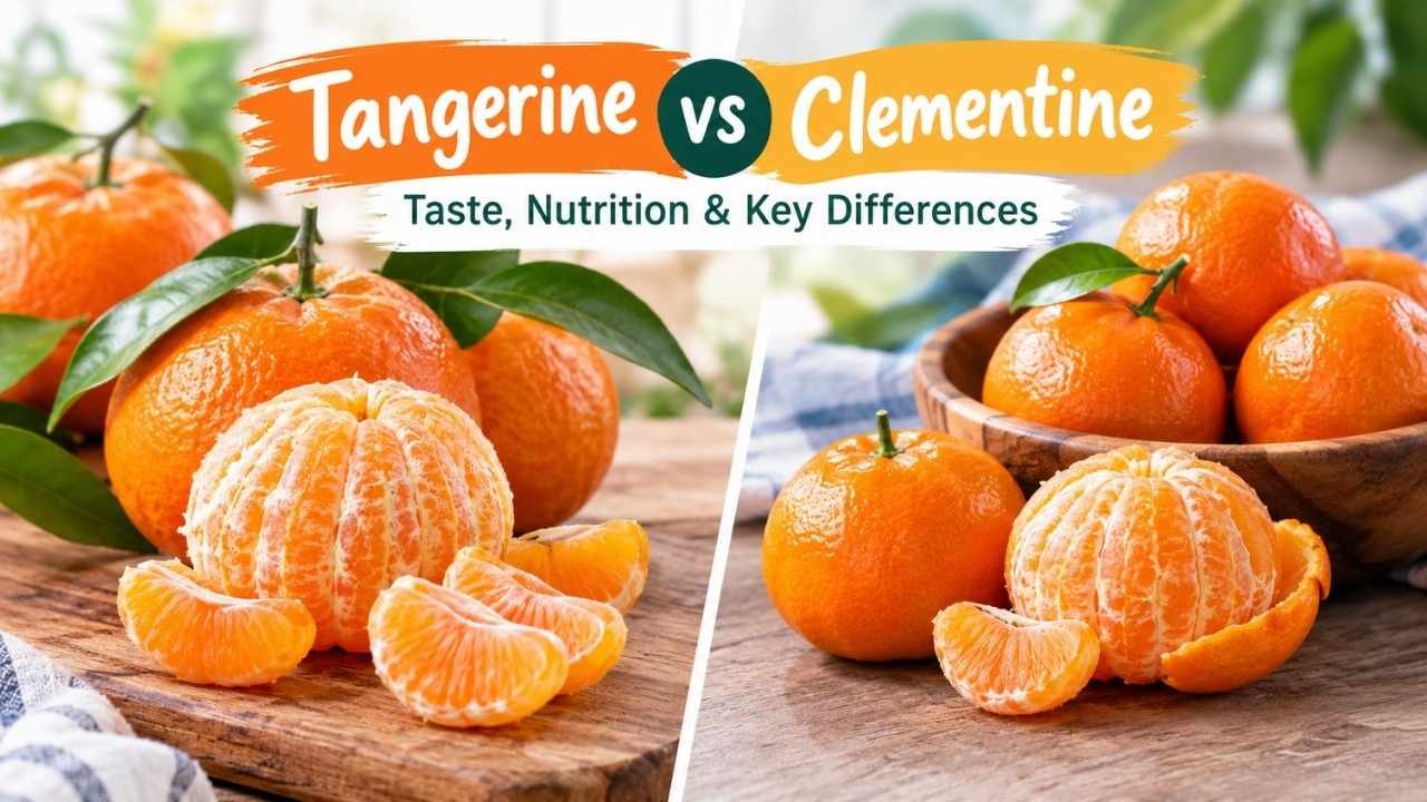 At first glance, tangerines vs clementines look almost the same, so it is easy to wonder if they are the same fruit.