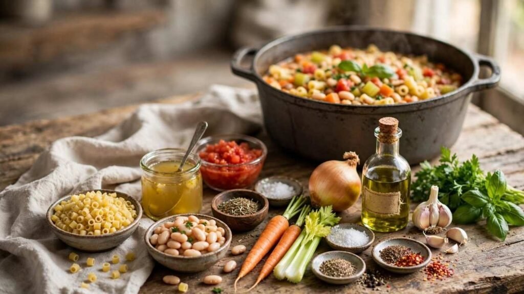 Ingredients You’ll Need for One-Pot Vegan Pasta e Fagioli