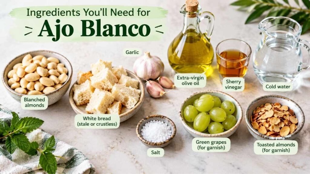 Ingredients You'll Need for Ajo Blanco